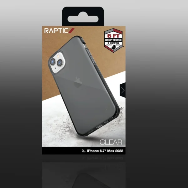 Raptic X-Doria Clear Case iPhone 14 Plus armored cover grayeng