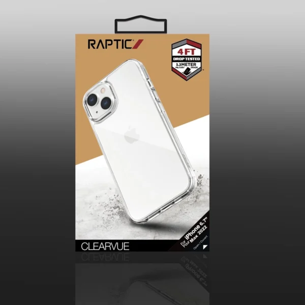 Raptic X-Doria Clearvue Case iPhone 14 Plus back cover cleareng