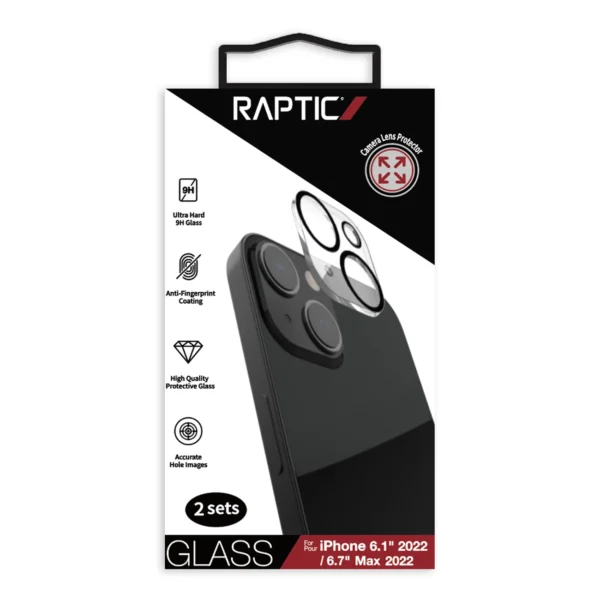 Raptic X-Doria Camera Protector Glass 2x iPhone 14 tempered glass for camera camera lenseng