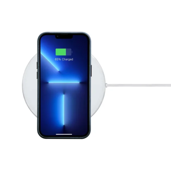 iCarer Oil Wax Premium Leather Case iPhone 14 Pro Max Magnetic Leather Case with MagSafe Dark Blue (WMI14220704-BU)eng