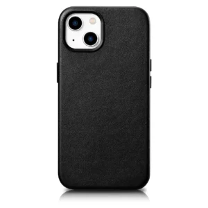 iCarer Case Leather cover for iPhone 14 black (WMI14220705-BK) (MagSafe compatible)eng