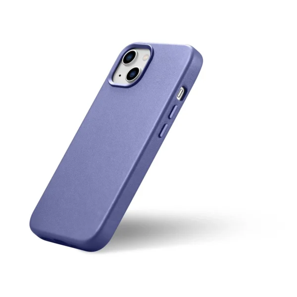 iCarer Case Leather Case Cover for iPhone 14 Light Purple (WMI14220705-LP) (MagSafe Compatible)eng