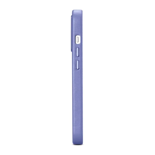iCarer Case Leather Cover Genuine Leather Case for iPhone 14 Pro Max Light Purple (WMI14220708-LP) (MagSafe Compatible)eng