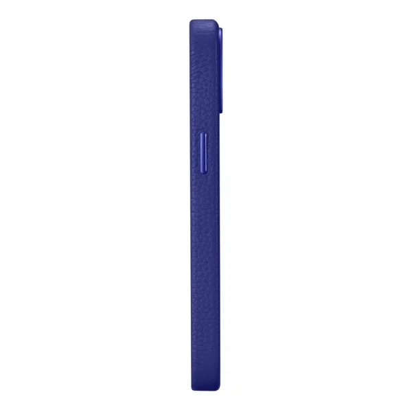 iCarer Litchi Premium Leather Case iPhone 14 Magnetic Leather Case with MagSafe Dark Blue (WMI14220709-DB)eng
