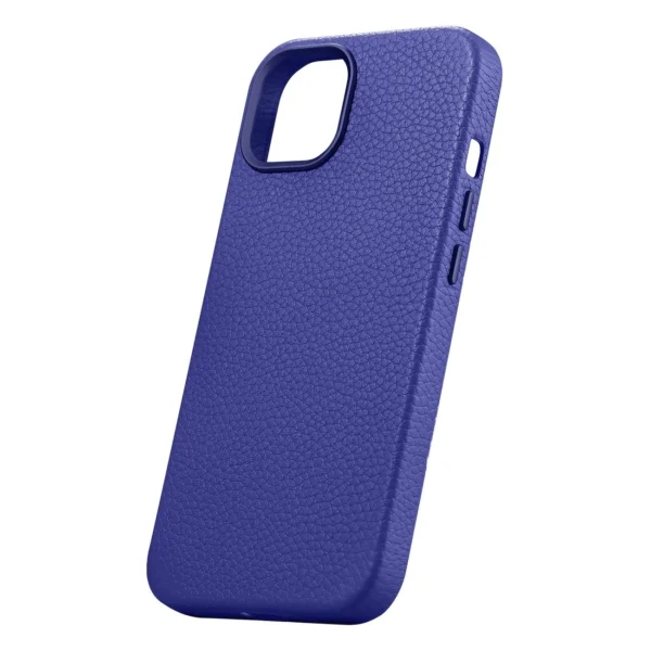 iCarer Litchi Premium Leather Case iPhone 14 Magnetic Leather Case with MagSafe Dark Blue (WMI14220709-DB)eng