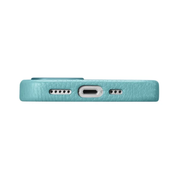 iCarer Litchi Premium Leather Case iPhone 14 Plus Magnetic Leather Case with MagSafe Green (WMI14220711-GN)eng