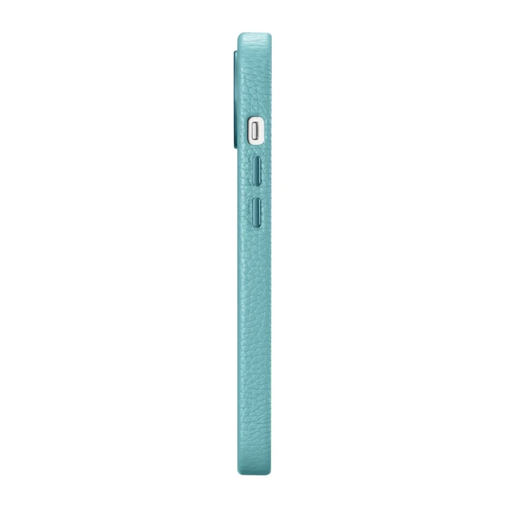 iCarer Litchi Premium Leather Case iPhone 14 Plus Magnetic Leather Case with MagSafe Green (WMI14220711-GN)eng