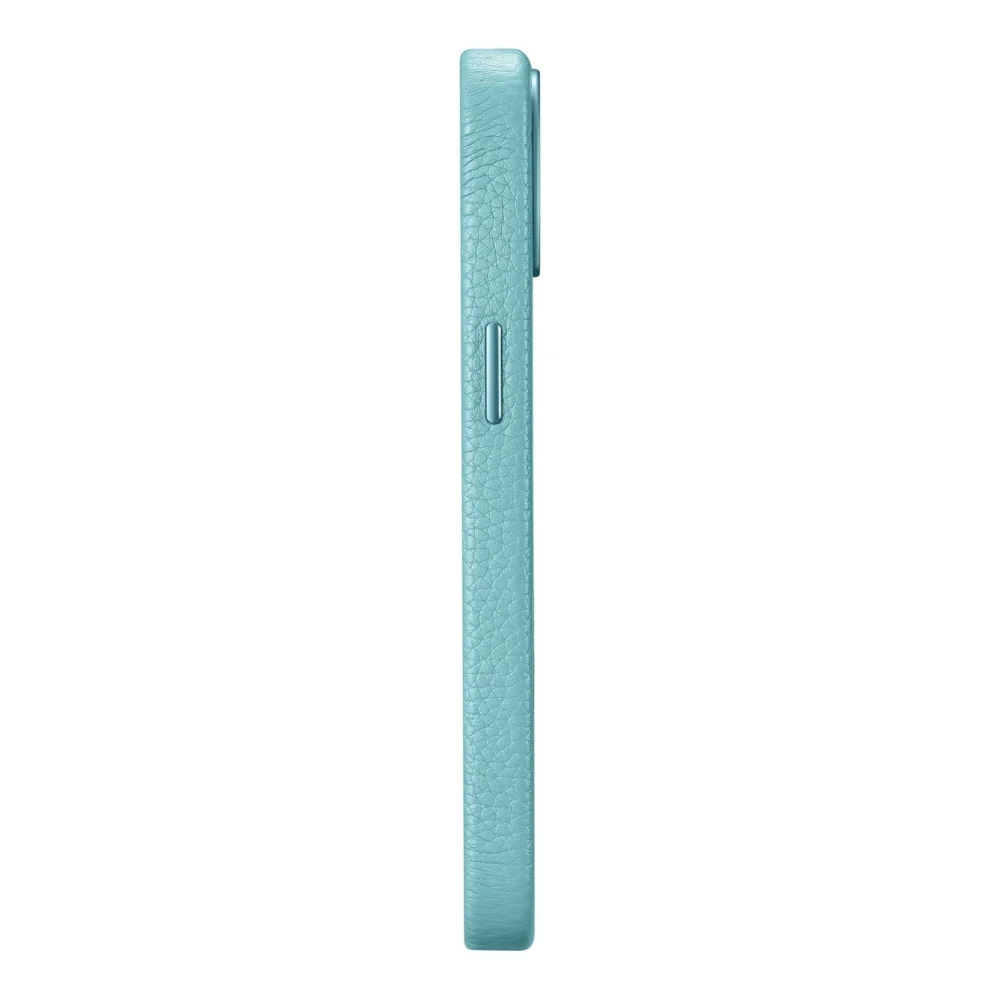 iCarer Litchi Premium Leather Case iPhone 14 Plus Magnetic Leather Case with MagSafe Green (WMI14220711-GN)eng