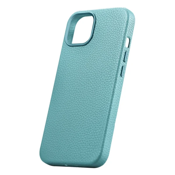 iCarer Litchi Premium Leather Case iPhone 14 Plus Magnetic Leather Case with MagSafe Green (WMI14220711-GN)eng