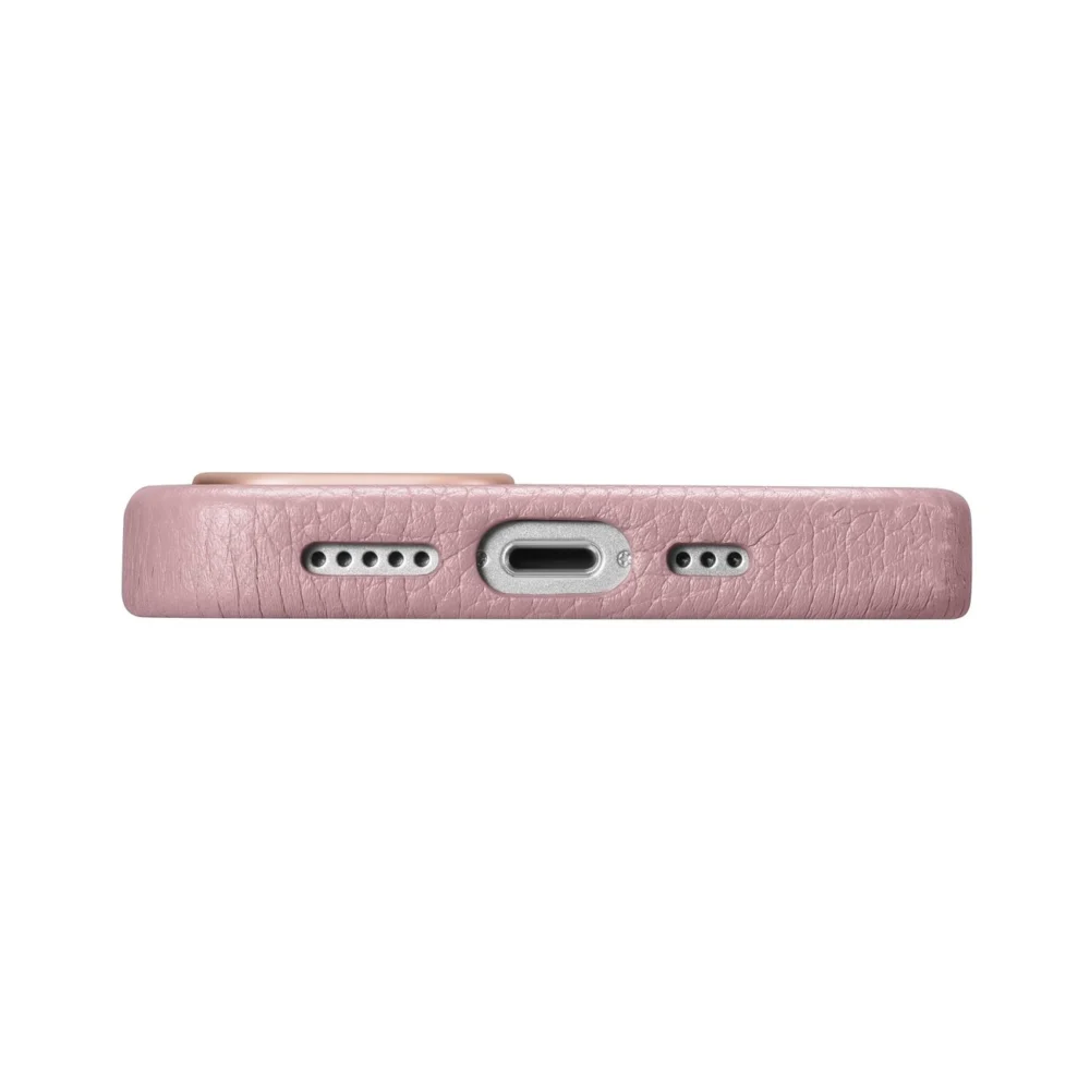 iCarer Litchi Premium Leather Case iPhone 14 Plus Magnetic Leather Case with MagSafe Pink (WMI14220711-PK)eng