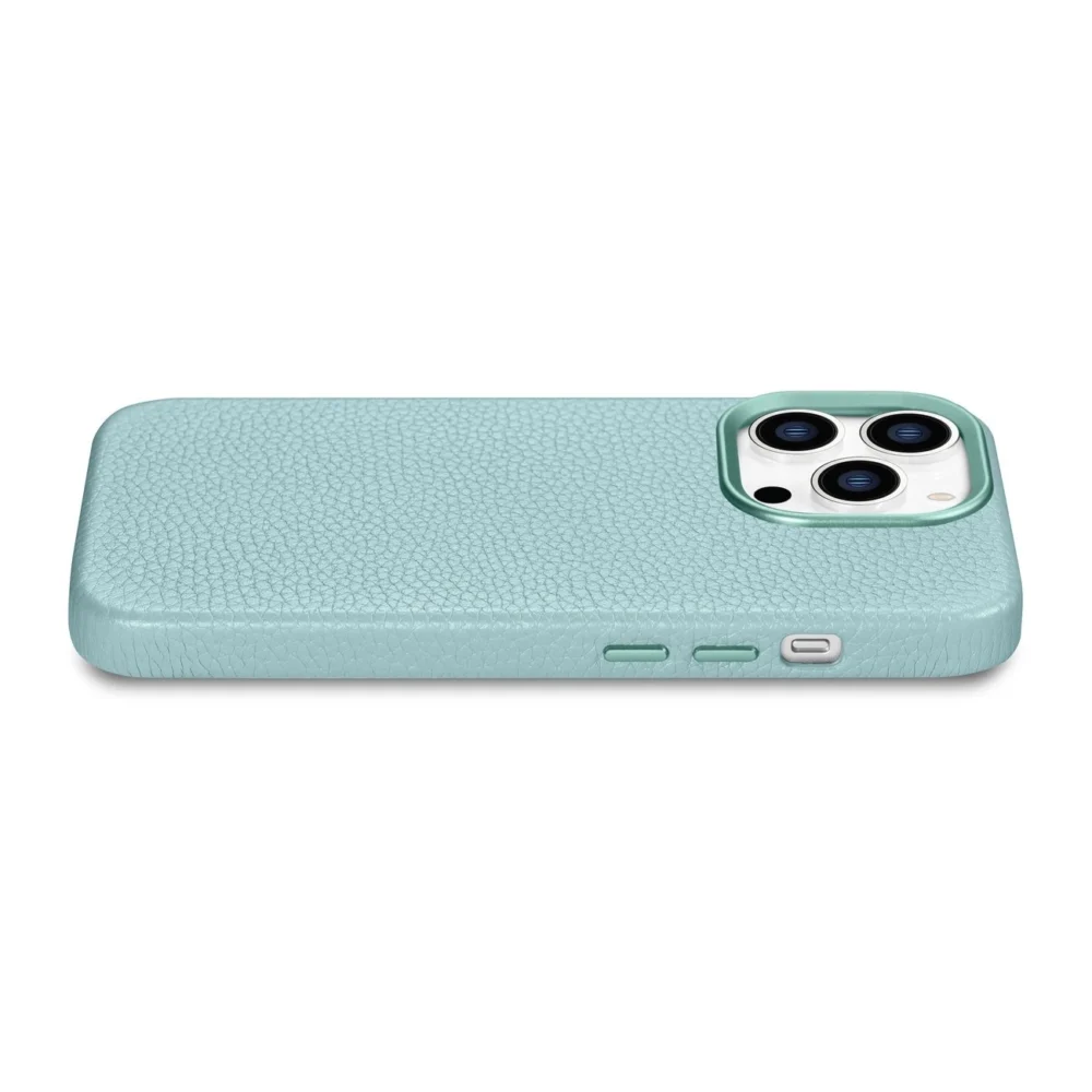 iCarer Litchi Premium Leather Case iPhone 14 Pro Max Magnetic Leather Case with MagSafe Green (WMI14220712-GN)eng