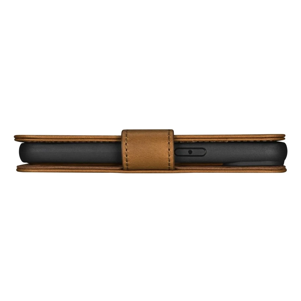 iCarer Oil Wax Wallet Case 2in1 Case iPhone 14 Leather Flip Cover Anti-RFID brown (WMI14220721-TN)eng