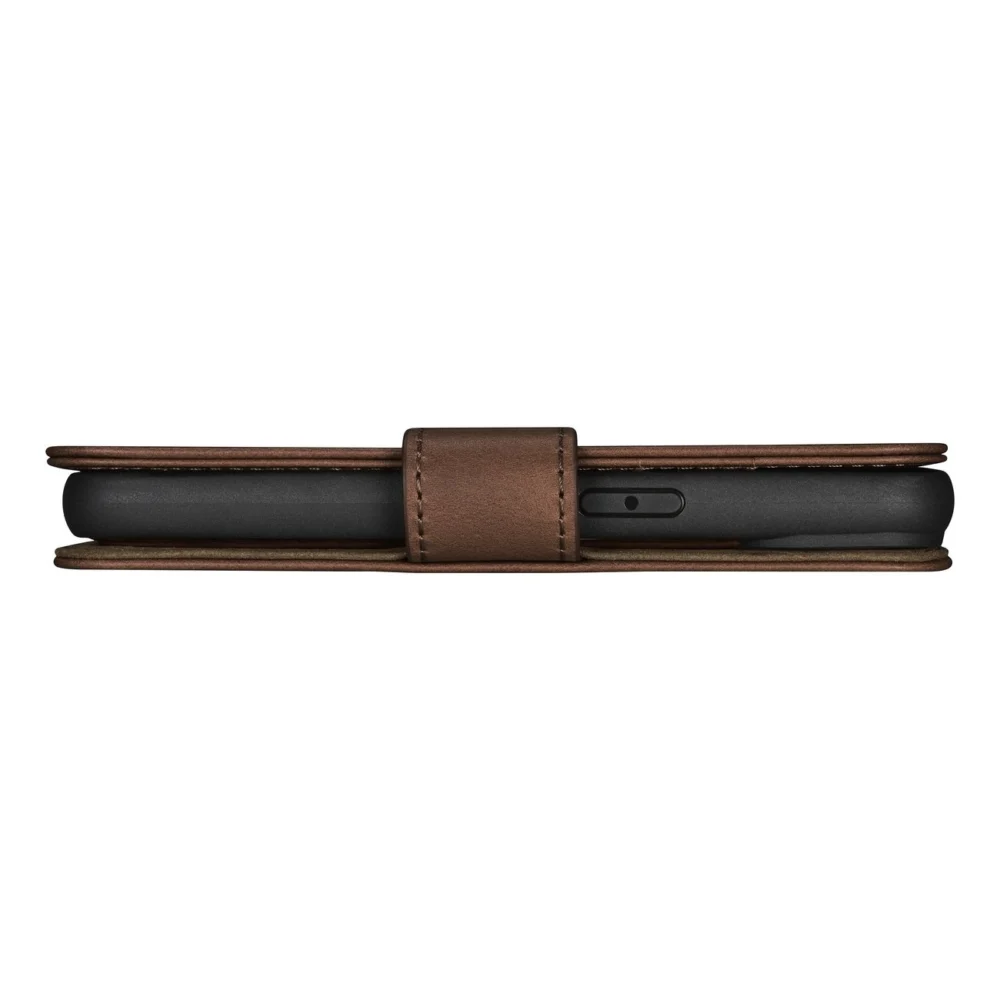 iCarer Oil Wax Wallet Case 2in1 Cover iPhone 14 Plus Anti-RFID Leather Flip Case Brown (WMI14220723-BN)eng