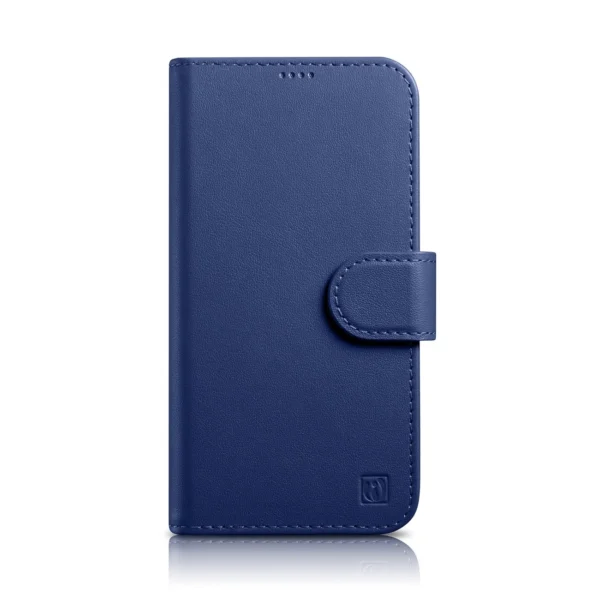 iCarer Wallet Case 2in1 Case iPhone 14 Anti-RFID Leather Flip Case Blue (WMI14220725-BU)eng