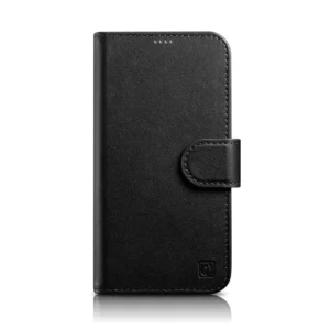 iCarer Wallet Case 2in1 Cover iPhone 14 Pro Leather Flip Cover Anti-RFID black (WMI14220726-BK)eng
