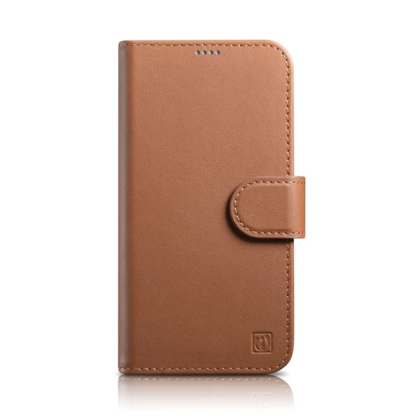 iCarer Wallet Case 2in1 iPhone 14 Pro Leather Flip Case Anti-RFID brown (WMI14220726-BN)eng