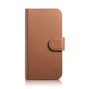 iCarer Wallet Case 2in1 Cover iPhone 14 Plus Anti-RFID Leather Flip Case Brown (WMI14220727-BN)eng