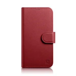 iCarer Wallet Case 2in1 Cover iPhone 14 Plus Anti-RFID Leather Flip Cover Red (WMI14220727-RD)eng