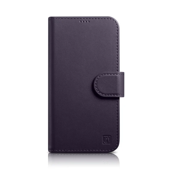 iCarer Wallet Case 2in1 Cover iPhone 14 Plus Anti-RFID Leather Flip Case Dark Purple (WMI14220727-DP)eng