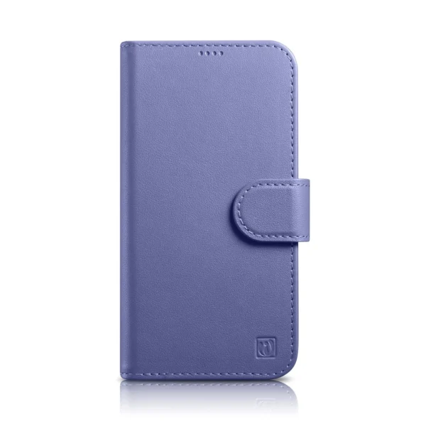 iCarer Wallet Case 2in1 Cover iPhone 14 Plus Anti-RFID Leather Flip Case Light Purple (WMI14220727-LP)eng