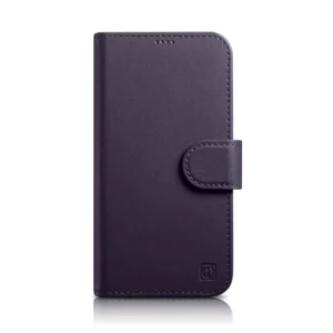 iCarer Wallet Case 2in1 Cover iPhone 14 Pro Max Anti-RFID Leather Flip Case Dark Purple (WMI14220728-DP)eng