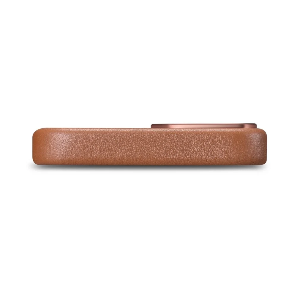 iCarer Case Leather Case Cover for iPhone 14 Plus Brown (MagSafe Compatible)eng