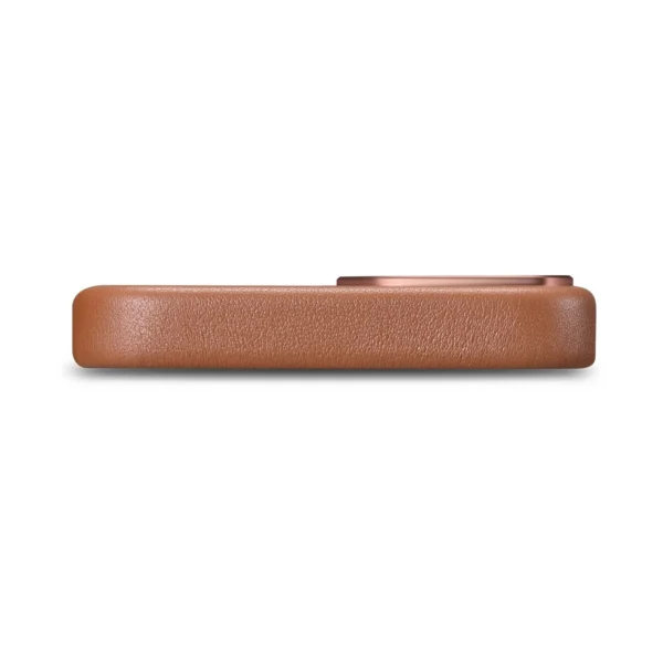 iCarer Case Leather Case Cover for iPhone 14 Plus Brown (MagSafe Compatible)eng