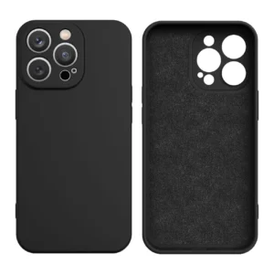 Silicone case iPhone 14 Plus silicone cover blackeng