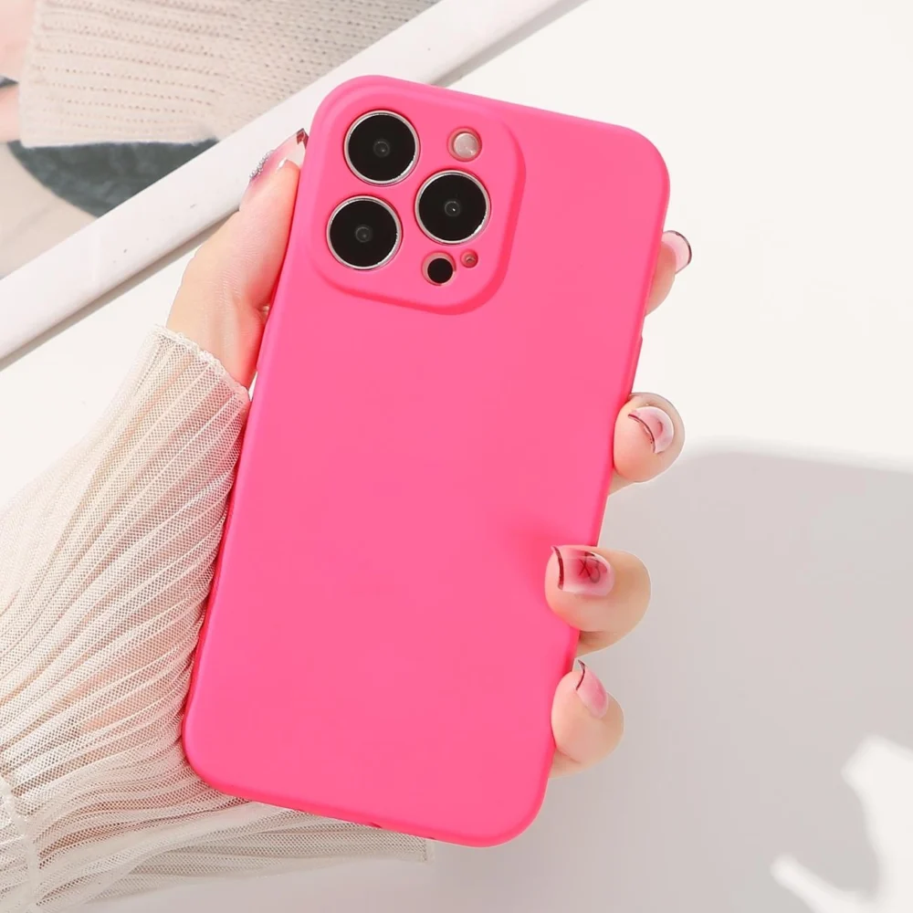 Silicone case iPhone 14 Plus silicone cover blackeng