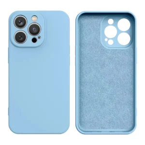 Silicone case iPhone 14 Plus silicone cover light blueeng