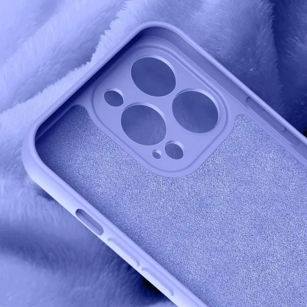 Silicone case iPhone 14 Plus silicone cover light blueeng