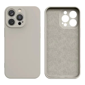 Silicone case iPhone 14 Plus silicone cover beigeeng