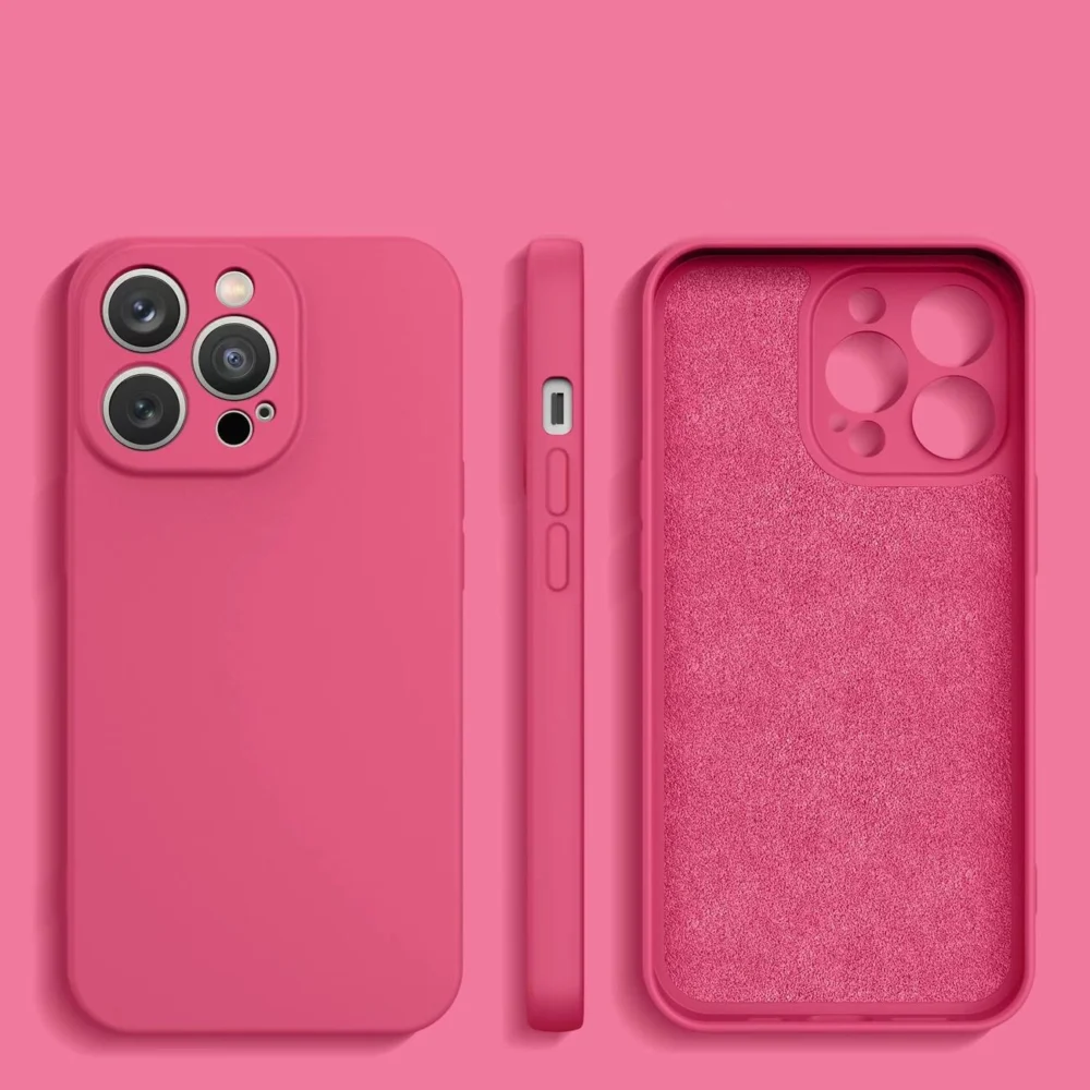 Silicone case iPhone 14 Plus silicone case fuchsiaeng