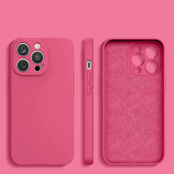 Silicone case iPhone 14 Plus silicone case fuchsiaeng