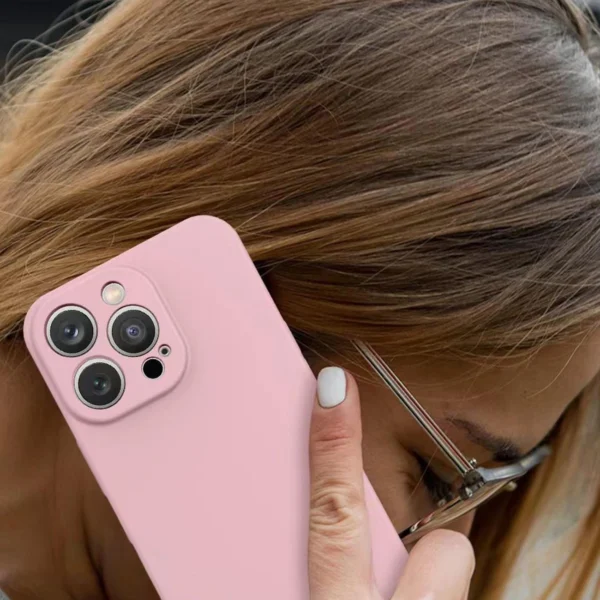Silicone case iPhone 14 Plus silicone case fuchsiaeng