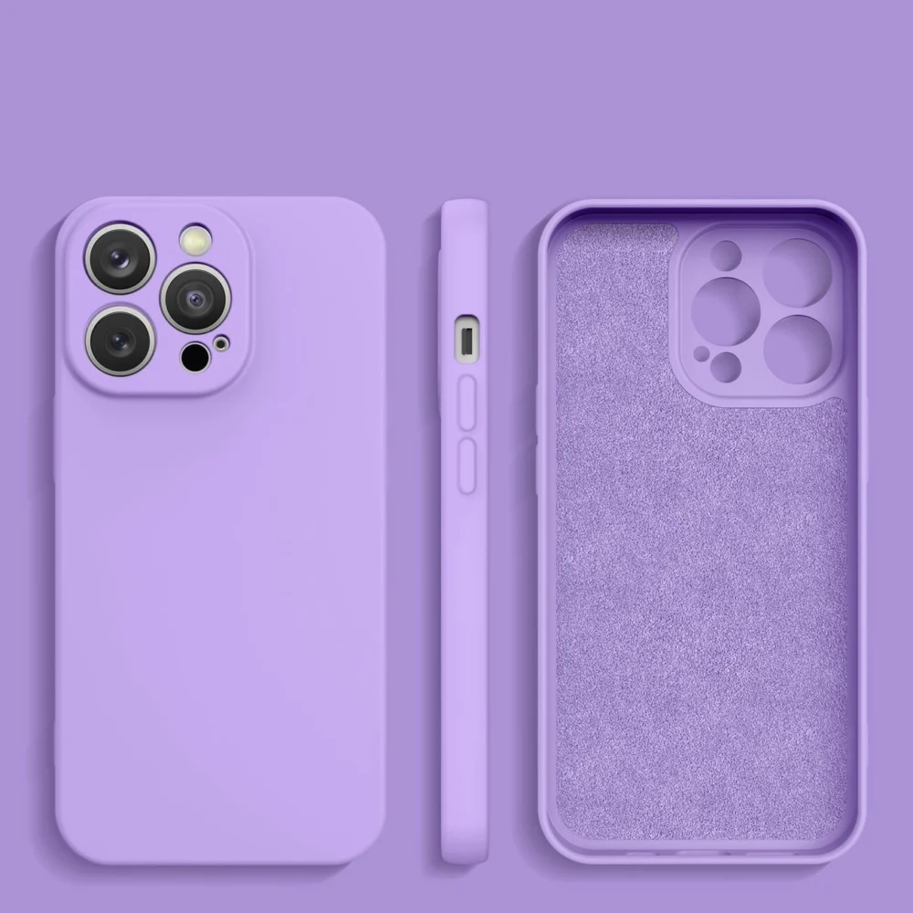 Silicone case iPhone 14 Plus silicone case purpleeng