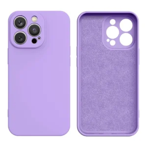 Silicone case for iPhone 13 Pro Max silicone cover purpleeng