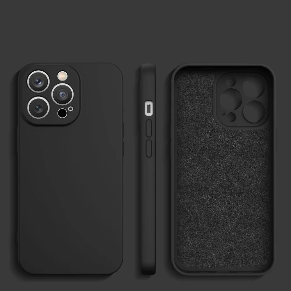Silicone case case for iPhone 13 silicone cover blackeng
