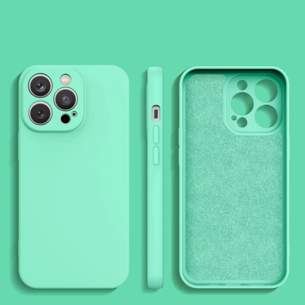 Silicone case for Xiaomi Redmi Note 11 Pro 5G / 11 Pro / 11E Pro silicone cover mint greeneng