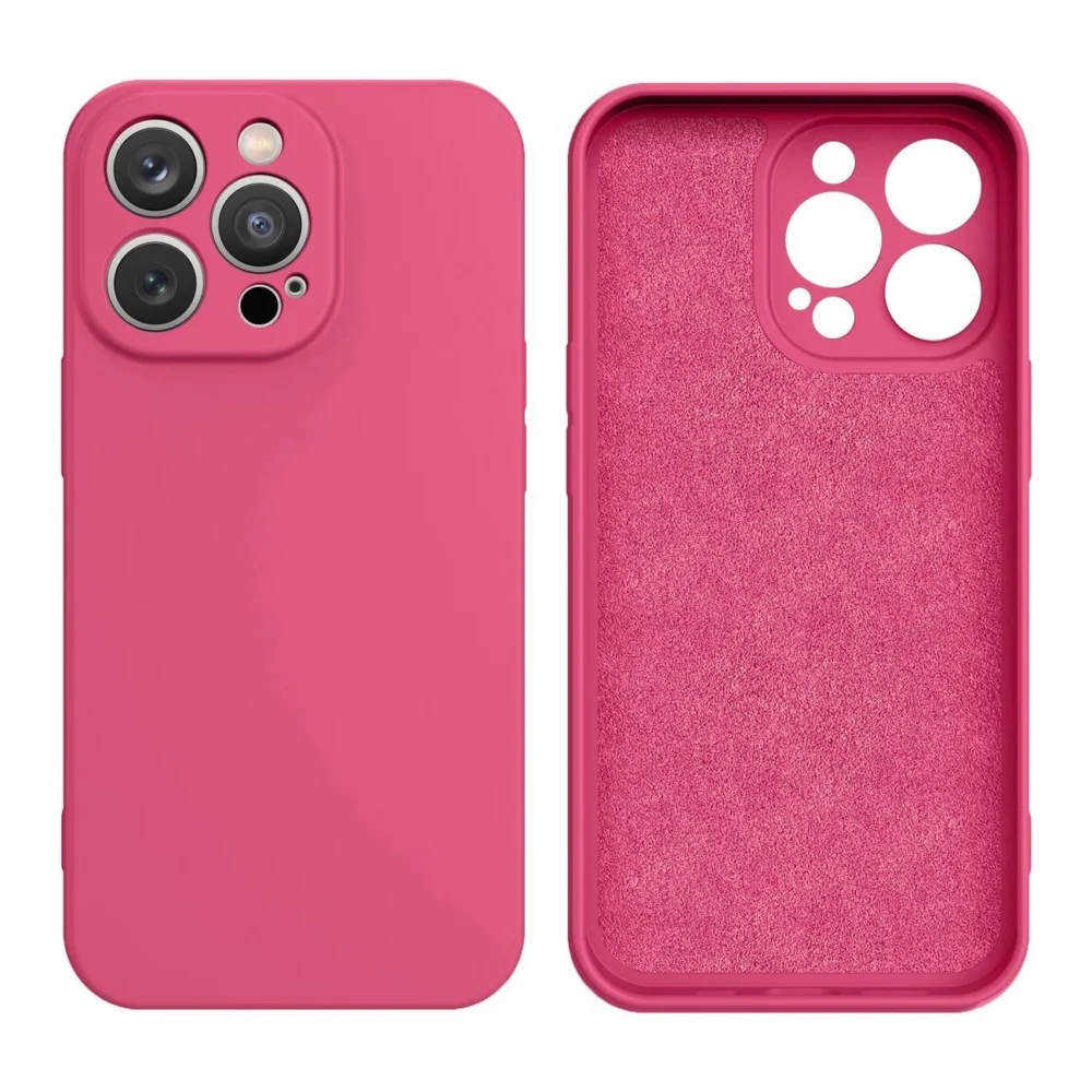 Silicone case for Xiaomi Redmi Note 11 Pro 5G / 11 Pro / 11E Pro fuchsia silicone caseeng