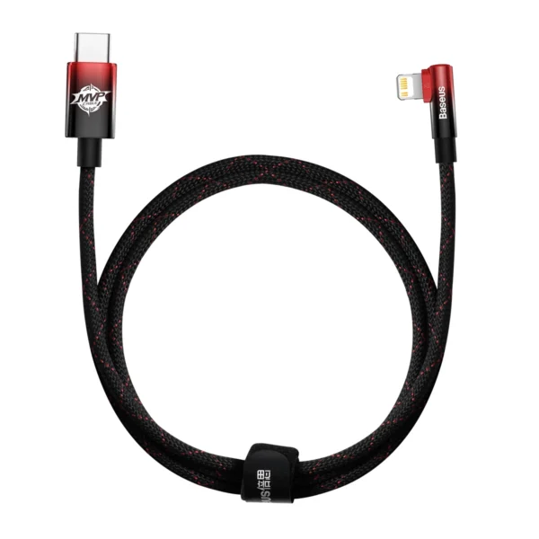 Baseus CAVP000220 angled Lightning - USB-C PD cable 20W 480Mb/s 1m - redeng