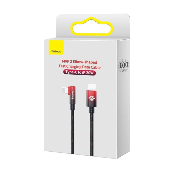 Baseus CAVP000220 angled Lightning - USB-C PD cable 20W 480Mb/s 1m - redeng