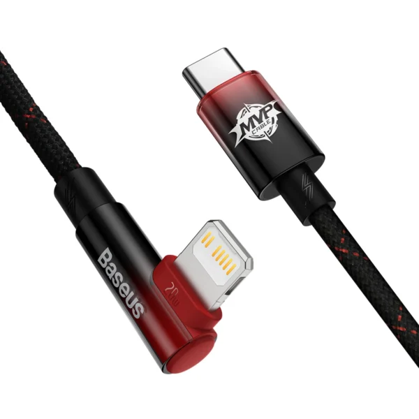 Baseus CAVP000220 angled Lightning - USB-C PD cable 20W 480Mb/s 1m - redeng