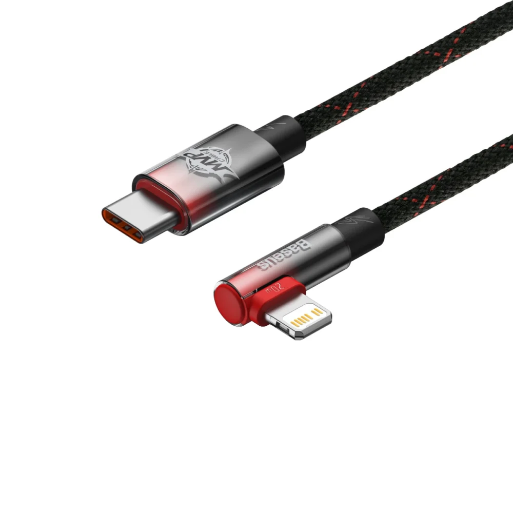 Baseus CAVP000220 angled Lightning - USB-C PD cable 20W 480Mb/s 1m - redeng