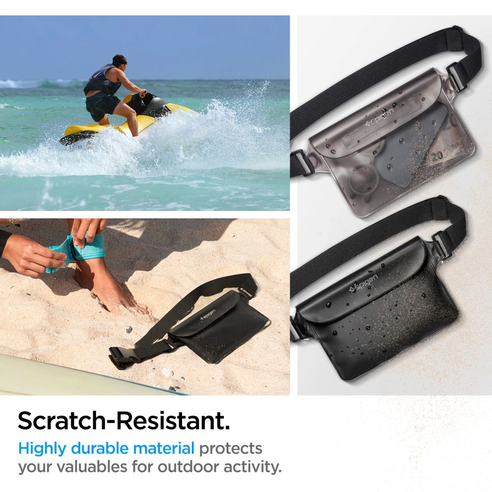 Spigen Aqua Shield A620 Waterproof Hip Bag IPX8 - Black 2 pcs.eng