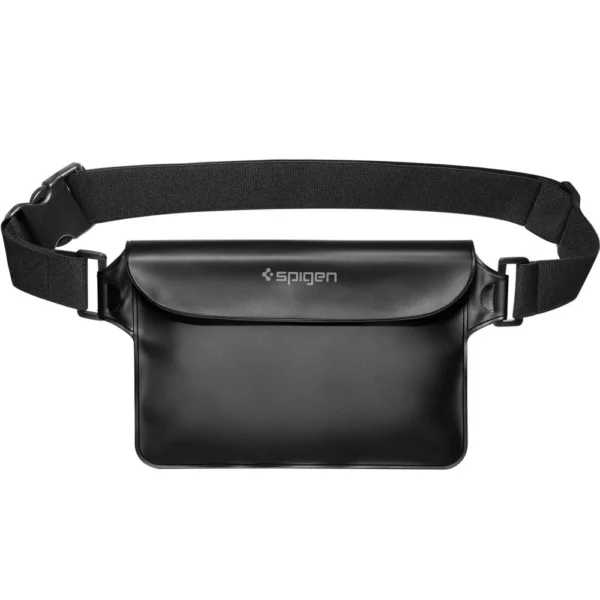 Spigen Aqua Shield A621 Waterproof Hip Bag + Floating Case - Blackeng
