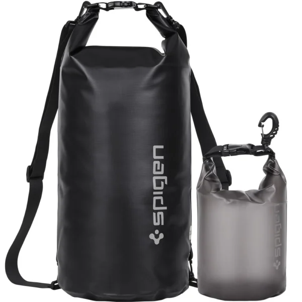 Spigen Aqua Shield A630 Waterproof 20L Bag + 2L Bag - Blackeng