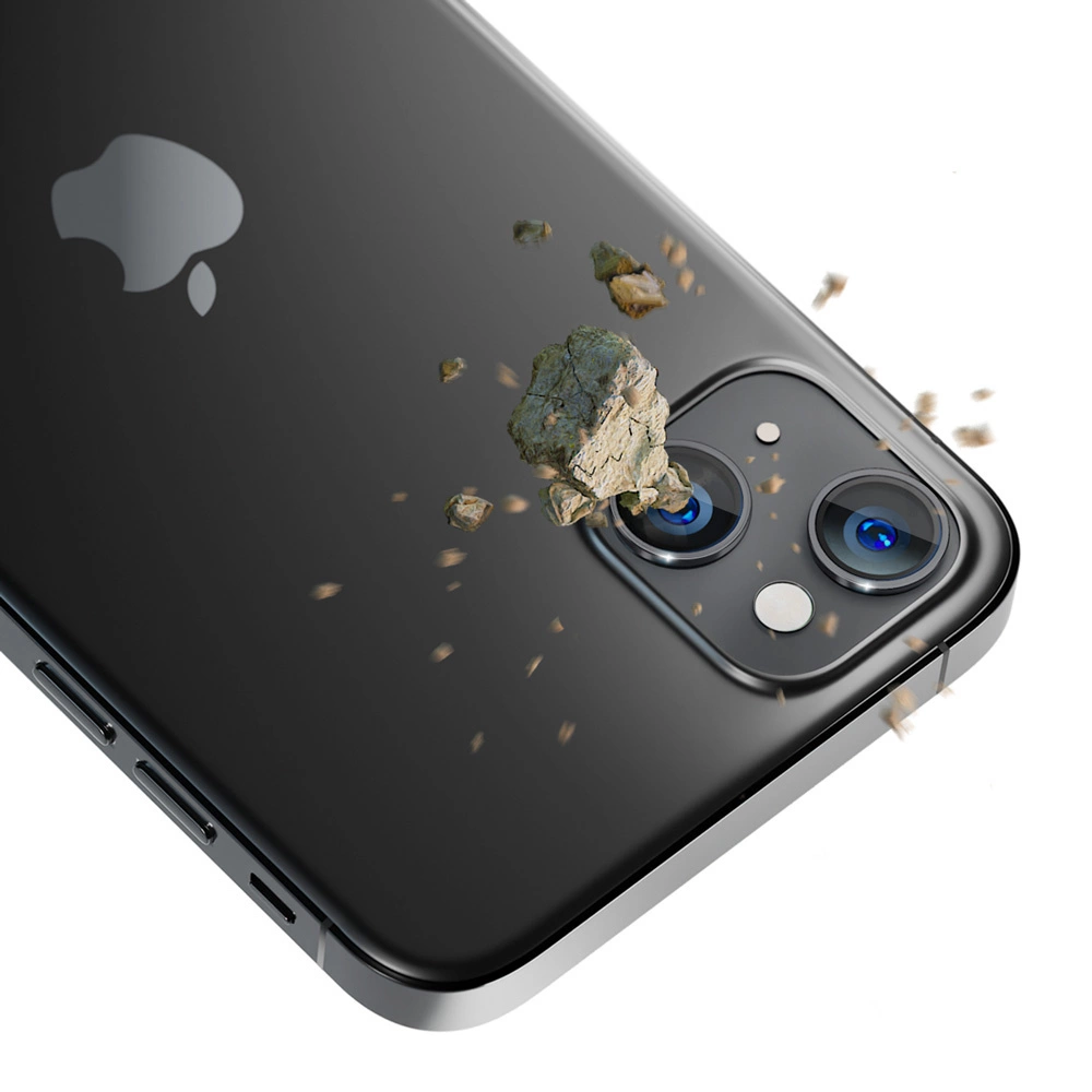 Camera glass for iPhone 14 Plus 9H for 3mk Lens Protection Pro series lens - grayeng