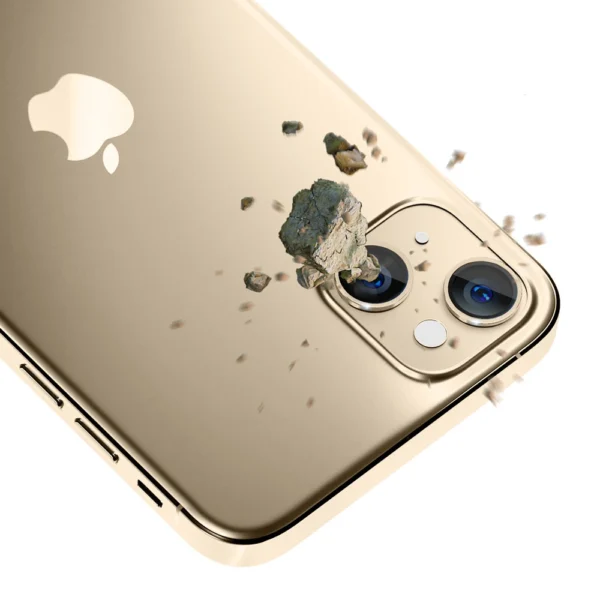 Camera glass for iPhone 14 Plus 9H for 3mk Lens Protection Pro series lens - goldeng