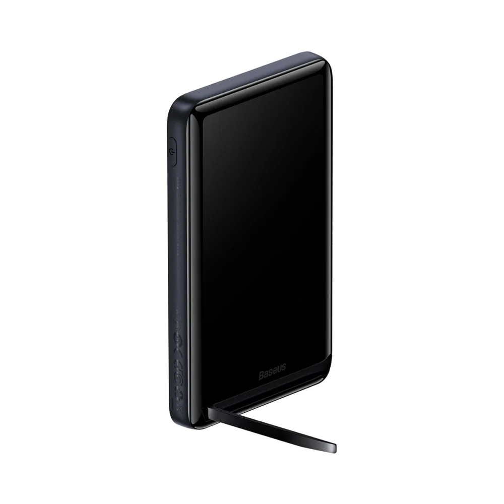 Baseus Magnetic Bracket Powerbank 10000mAh 20W with MagSafe - Dark Blue + USB-C Cable 60W 0.5meng